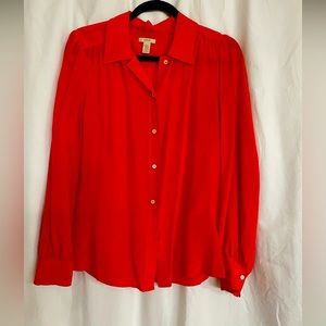 Jcrew silk blouse